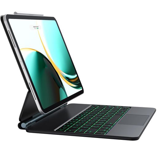 CHESONAマジックipadair13インチキーボード(M22024)7色バックライト付きマジックBluetoothキーボード、ホバースタンドワイヤレスキーボードipad12.9第6世代2022/第5世代2021/第4世代