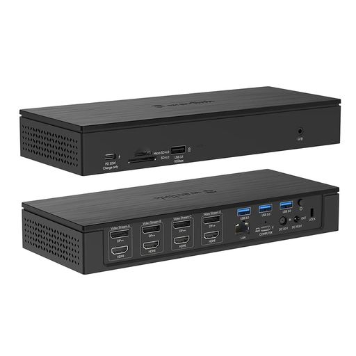 WAVLINKUSB-Cドッキングステーションクワッド4Kデュアル5K(5120x2880@60サイクル)見せびらかす最終生産物PowerDelivery相応うDP最終生産物界面HDMI最終生産物界面/USB-CUSB3.1-AUSB3.0