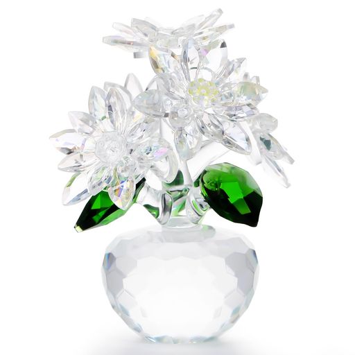 KertariK9クリスタルフラワー蓮の花置物枯れない花造花花束オシャレインテリアガラス細工飾り小物お祝い誕生日クリスマス母の日結婚記念日退職祝いプレゼント女性人気妻へ彼女への贈り物