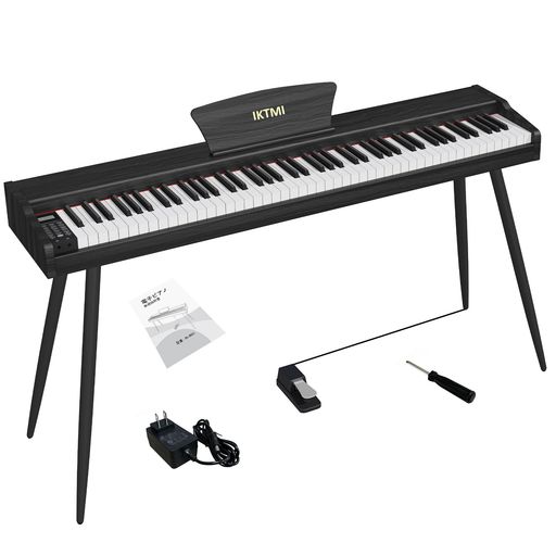 IKTMI 電子ピアノ 88鍵盤 ハンマーアクション 88鍵盤 木製 ピアノ Amazon | 【ハンマーアクション 電子ピアノ】KIMFBAY 電子ピアノ