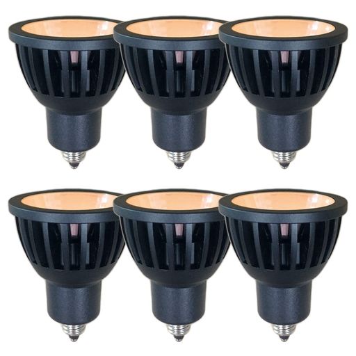 FWAYTECHled斑点模様e11狭角調光相応うCOB7Wハロゲン60W~75W好いかげんに導管線路LED注目の的密閉物の具相応う6個仕掛ける(白熱電球色好いかげんに(2700K)本体黒(狭角15度)E11口金調光相応う)