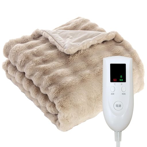 楽天市場】Keenstone電気毛布敷き掛け兼用厚手190x130cmふわふわ【表面