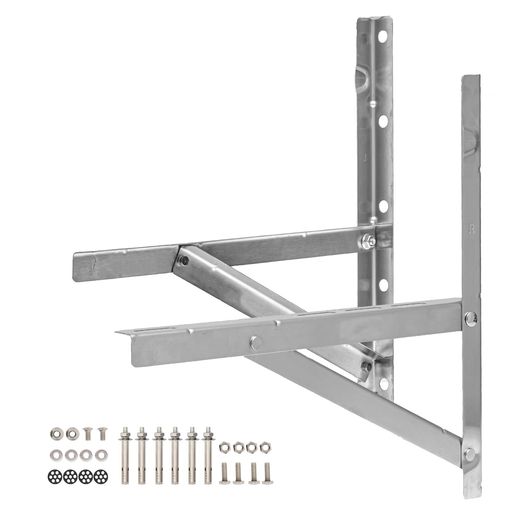 楽天市場】エアコン 室外機用 壁掛け金具 【 スチールタイプ 6台セット