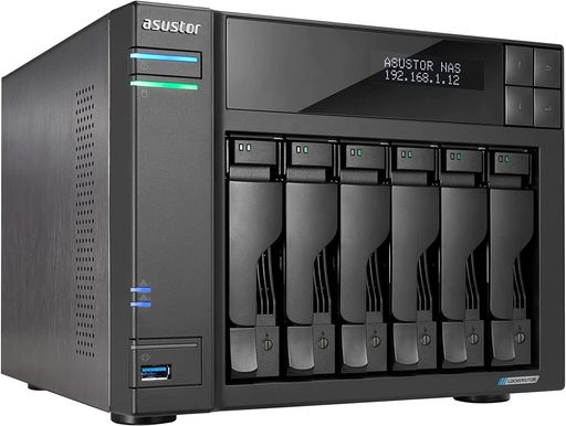 ASUSTORASUS子会社NAS一揃いの道具6ベイAS6706TLockerstor6Gen24xM.2NvMeSSD拡張スロットIntelCeleronN5105クアッドコア2x2.5GbE高速道路界面DDR48GB記憶装置