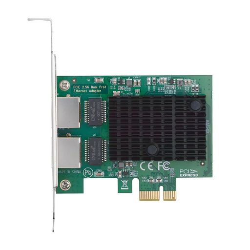 Xiwaiデュアル界面2.5Gbps2500Mbps-PCIExpress1xPCI-EGBEギガビット1000Mbpsイーサネットローカルエリアネットワークコントローラーケーブルネットワークアダプターデスクトップマザーボード用
