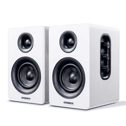 SanyunSW2083”積極的Bluetooth5.0ブックシェルフスピーカー?60Wカーボンファイバースピーカーユニット?内蔵24ビットDAC?活動的3Dサラウンド響き?パソコンモニターゲーミングスピー…