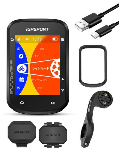 iGPSPORTBSC200Sサイクルコンピュータセットサイコン2.4’’色つや見せびらかす銀輪ナビゲーション年代順の連続ライド役立つこと手ぶりさぐり当てるワンタッチナビゲーションレーダーテールランプケイデン…