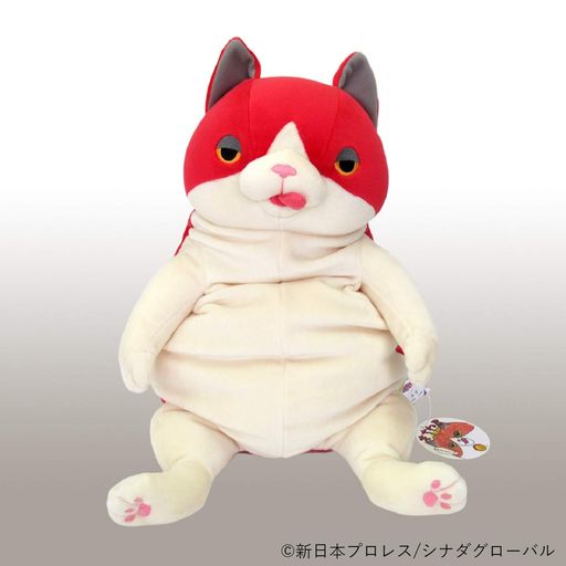 シナダグローバル もちシリーズ もちねこ ナオル (L) 22×22×30CM ぬいぐるみ ネコ アニマル MNNR-0350R