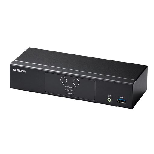 エレコムパソコンうつり変わり器KVM取り替えっこHDMI2界面マイコン2台うつり変わり4K60サイクルエミュレート役立つこと積み上げるKVM-NHUS2
