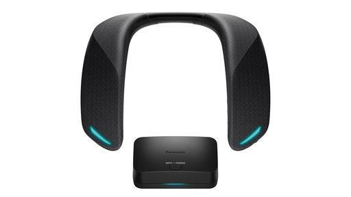 パナソニックゲーミングネックスピーカーSC-GNW30無線電話真似形BluetoothSOUNDSLAYER4chリアルサラウンドボイスチャットブラック