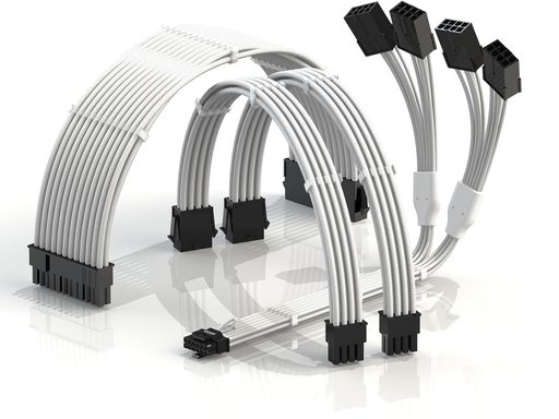 LINKUP-AVA4in112VHPWRPCIE5.0電源アダプター|600W16AWG|全電源ユニット(PSU)に対応|UL規格認定・スリーブ付きジャケット|RTX5000RTX4000GPU用の4本セット| 5,908円