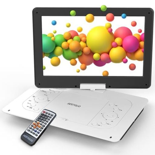 AESTIQUO ポータブルDVDプレーヤー 17.9型 CPRM対応 2024年新機種】AESTIQUO ポータブルDVDプレーヤー 17.9型 dvd