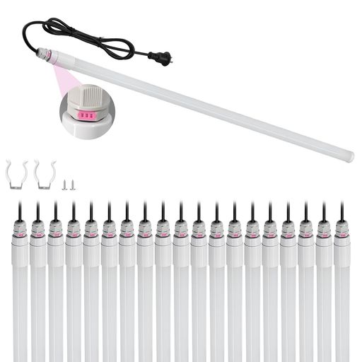 Alewell仮設led蛍光灯強力防水40w形(120cm)呼吸バルブ搭載昼白色15W節電2600lm屋外高圧洗浄機可IP66一体式直管蛍光灯フリッカーなし結露対策工事現場屋内撮影照明水槽水族館アクアリウム浴室
