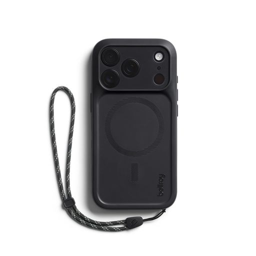 VenturePhoneCaseなめし革不当て嵌めるiPhone17Pro用スマホケース-Shadow