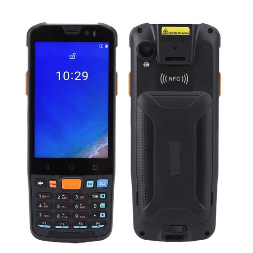 Android11バーコードスキャナー、1D2DバーコードスキャナーNFCリーダーハンドヘルドコンピューター、4GB+64GB、IP65Rugged4タッチスクリーンモバイルデータターミナル在庫用