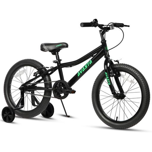【AVASTA】Bilbo赤ちゃんMTBマウンテンバイクファットタイヤ銀輪御坊っちゃんうしろ帯小学生低学級高学年街乗り通学取りはらいチェーン店入れもの/助けること輪付き添い人/蹴りつける照明ランプ付き添い人高さ自然調整能力のある18in黒ブ…
