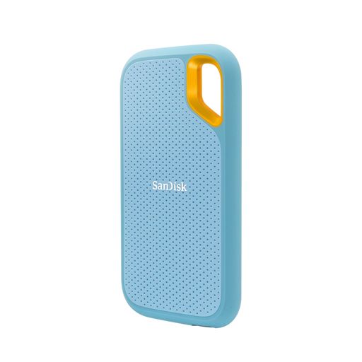 SanDisk(サンディスク)1TBExtreme(エクストリーム)携帯型SSD-最大限度1050MB/秒USB-CUSB3.2Gen2IP65の耐水および防塵アップデートされたファームウェアスカイブルー-