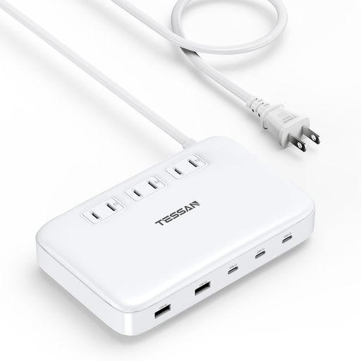 USB手っとり早い申し受ける器130Wusb差し込み申し受けるステイション持ちはこぶ申し受ける器速見表水道栓手合いc3個AC口3個Type-C界面2個type-A界面PDQC自然調整白いこと
