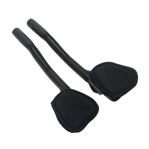 AlfaPascaトライアスロン銀輪エクステンダカーボンエアロTT赤ちょうちん3K無光沢黒31.8*340粍