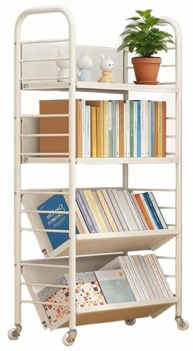 楽天市場】TUIYIDUOファイルラック本棚大容量ファイルワゴン4段多機能