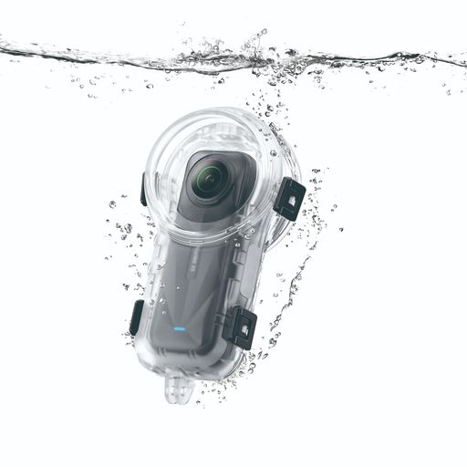MAXOLAInsta360X5用防水ケース潜水ケースX5潜水防水ケース保護ケース対応による水中撮影に全方位保護耐圧性防塵落下防止(完全に見えない水中シェル)