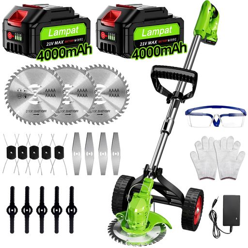 ❣️完売品❣️　草刈り機 充電式 コードレス 芝刈り機 4000mAh大容量 Amazon.co.jp: 2025新登場 草刈り機 充電式 コードレス 芝刈り機