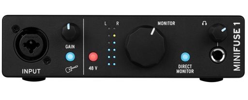 Arturia アートリア 音楽制作ソフト付属 ポータブル・オーディオインターフェイス MiniFuse 1 ブラック｜Raspberry Market