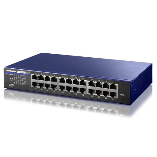 アイ・オー・データIODATA賢しい取り替えっこ24界面L2IEEE802.1X公認相応う日本製造業者BSH-G24MB ネットワーク機器-スイッチングハブ