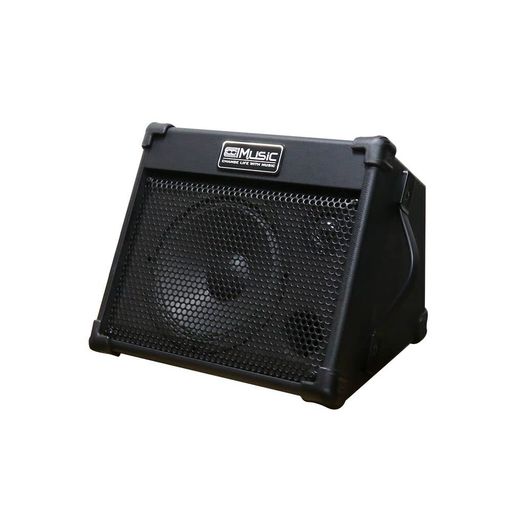 CoolmusicBatteryPoweredAcousticamplifierBT搭載アコースティックギターアンプコンパクト軽量設計40Wの大出力3チャンネル、2バンドEQ、ブラック