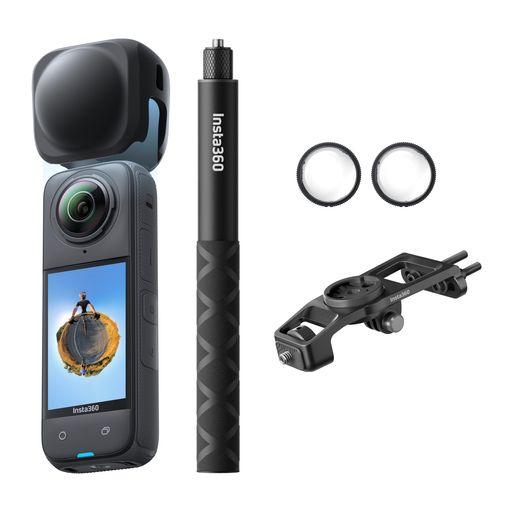 Insta360 X4-8K雨合羽360度写真器、4K広角映像、見えない自撮り棒成り行き、着脱式水晶体かばい立て、135分の年代順の継続映画化能力のあるな蓄電池、人工知能学まとめ上げる、手ブレ手を加える、運動競技/旅する/アウトドア向け - ロードサ…