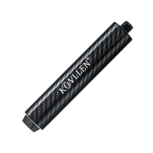 KONLLENプールキューエクステンション6インチカーボンファイバーエクステンションバンパーキュー付きビリヤードアクセサリー