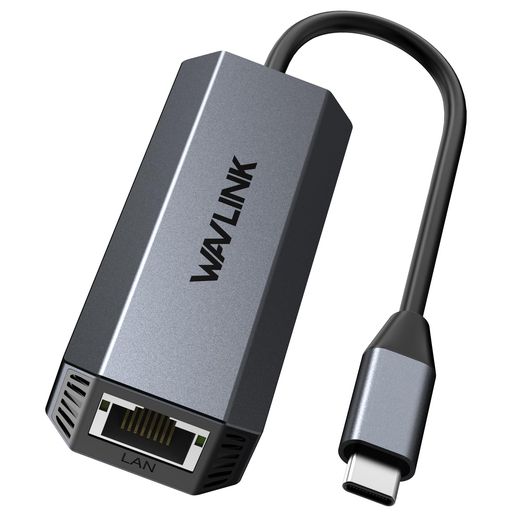 WAVLINKUSBC5Gbpsイーサネットアダプタ、ドライバ不要のRJ45ギガビットLANイーサネットネットワークアダプタ、ノートパソコン、コンピュータなど、Thunderbolt5/4/3対応、MacBookPro/AiriPad