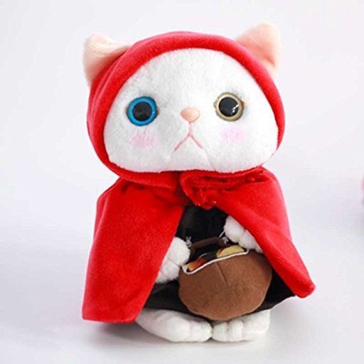 内藤デザイン研究所(NAITOU DESIGN) CHOO CHOO CAT チューチューキャット ぬいぐるみ(M) 猫 高さ23CM 赤ずきん