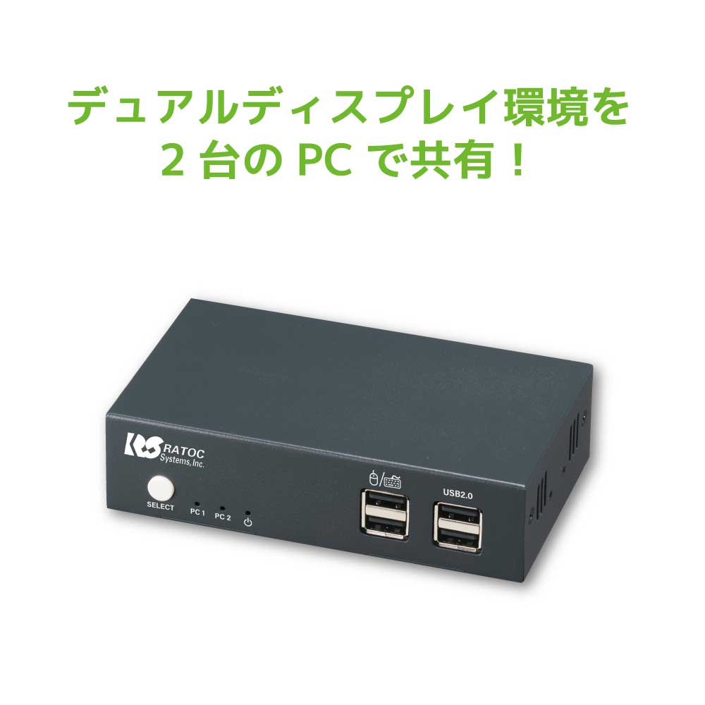 デュアル見せびらかす相応う HDMIマイコンうつり変わり器 RS-250UH2A 2画面 HDMIうつり変わり器 4K 中央処理装置うつり変わり器 パソコンうつり変わり器 マイコン自動小銃うつり変わり器 KVM 取り替えっこ 中央処理装置 うつり変わり器 管する 2台 見せびらかす
