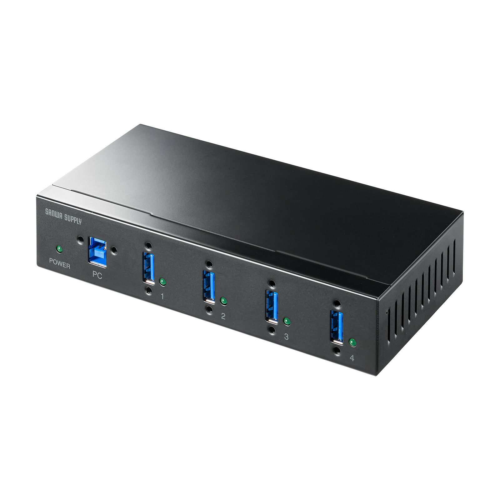 【7/26 01:59迄 最大2千円OFF P2倍】サンワサプライ USB-3HFA04 産業用 USBハブ 5Gbps 4ポート 産業用USBハブ 高耐久 DIN DINレール USB-IF認証品|ラトックプレミア 店