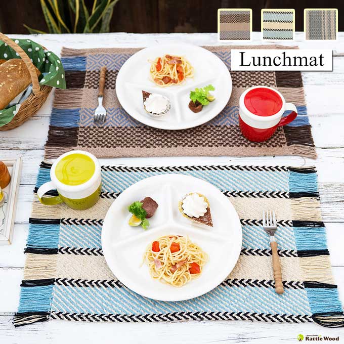 【インド土産】花柄　ストライプランチョンマット　4枚セット 楽天市場】ランチョンマット 4枚セット ブランド おしゃれ