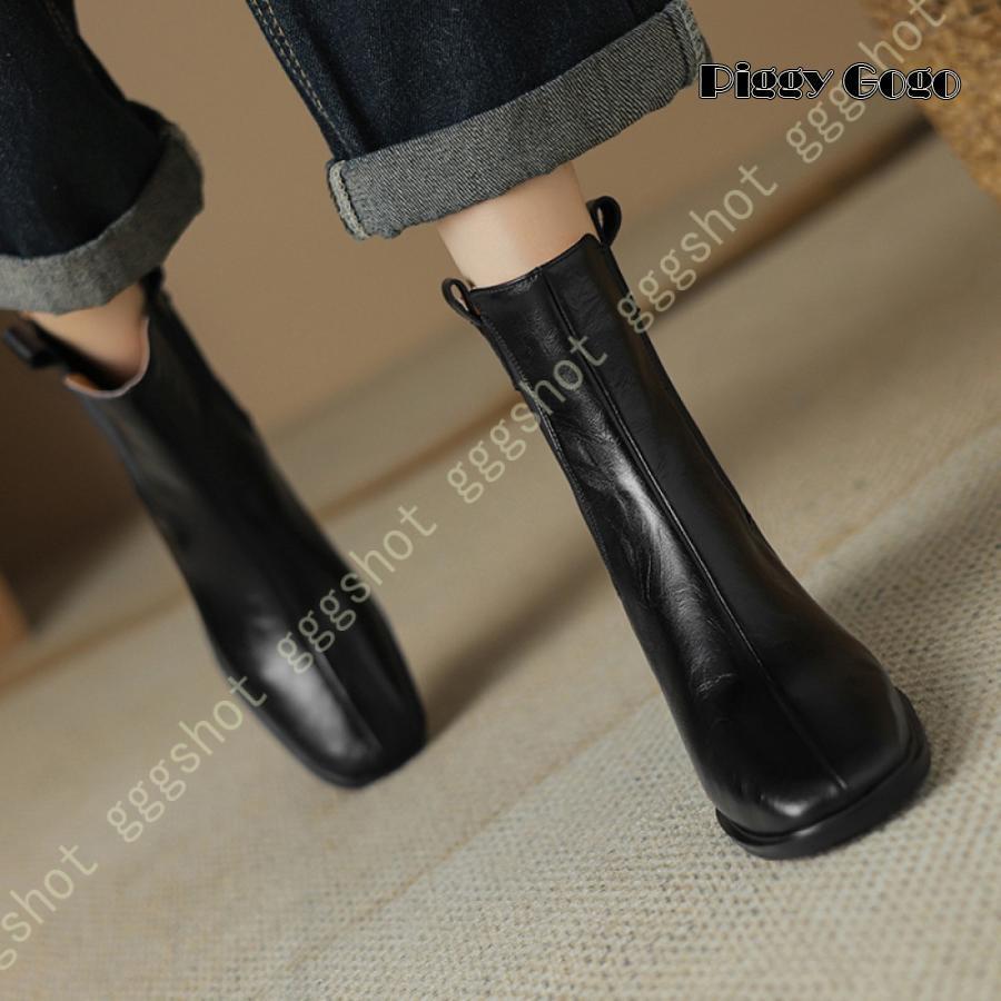 ショートブーツ 本革 ソフトソール チェルシーブーツ レディース シンプル バックジッパーブーツ センターシーム ファスナー付き レザー ローヒール 軽量 楽天市場】ショートブーツ 本革 ソフトソール チェルシーブーツ