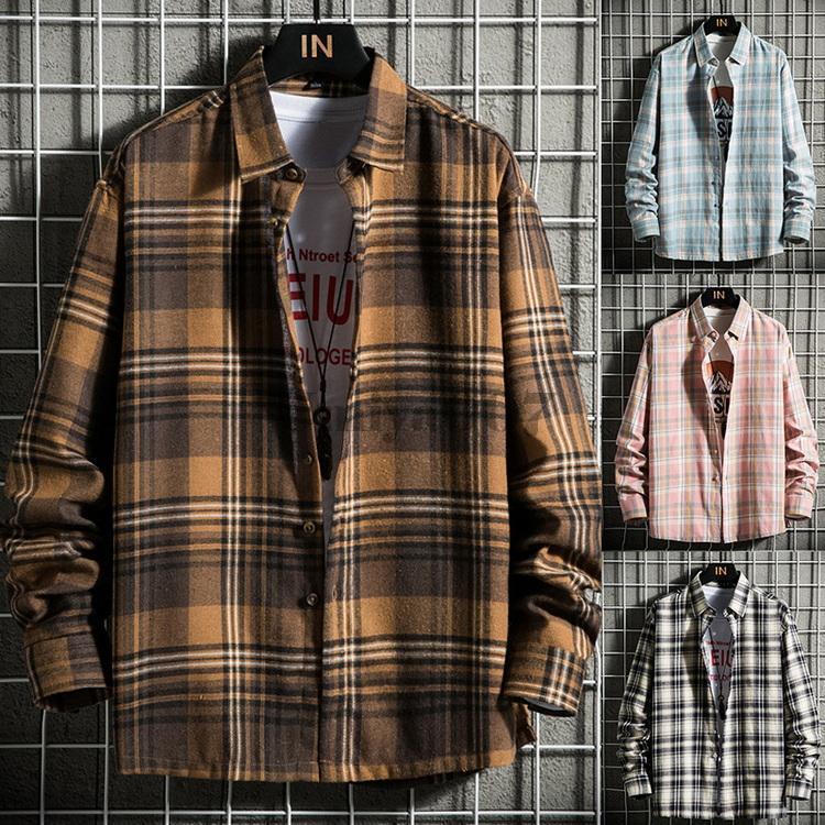 シャツ チェックシャツ メンズ レディース ネルシャツ トップス 長袖 カジュアルシャツ 秋服 秋物