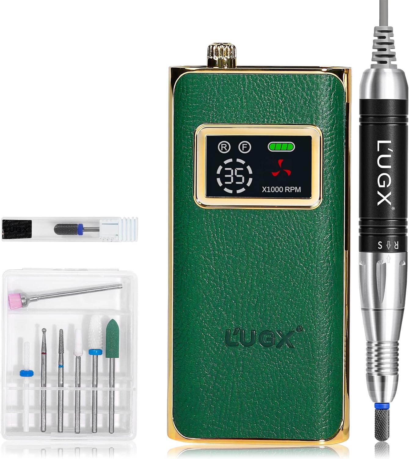 楽天市場】L'UGX ネイルマシン 30000RPM, ネイルオフマシーン 電動