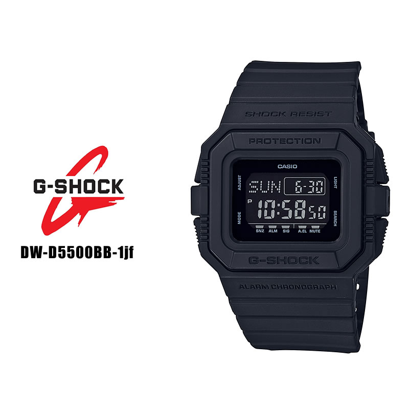 楽天市場】カシオ CASIO Gショック G-SHOCK 5500 SERIES DW-D5500BB