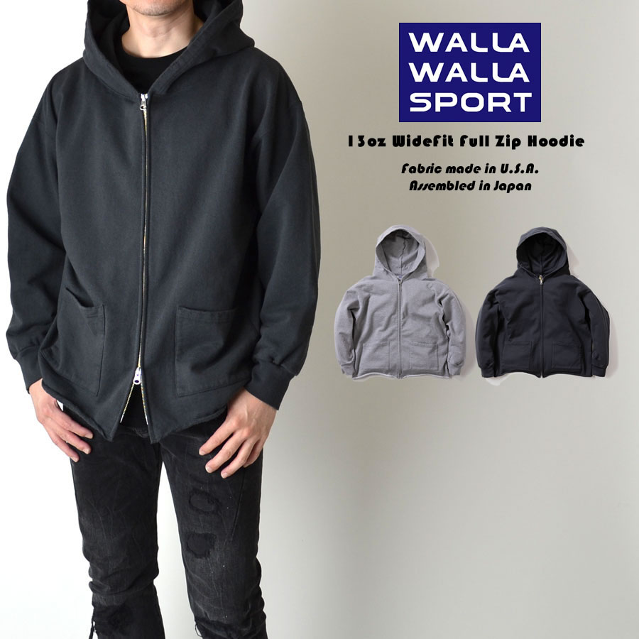 楽天市場】WALLA WALLA SPORT ワラワラスポーツ 13oz FULL ZIP HOODIE
