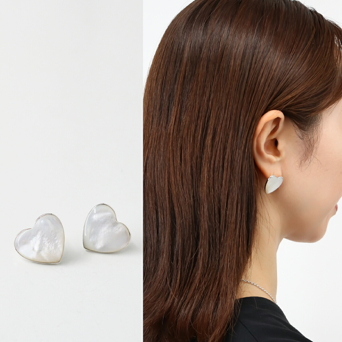 ■ANNIKA INEZ パールハートピアス シルバー E977 SML 楽天市場】□ANNIKA INEZ アニカイネズ Pearl Heart Earrings