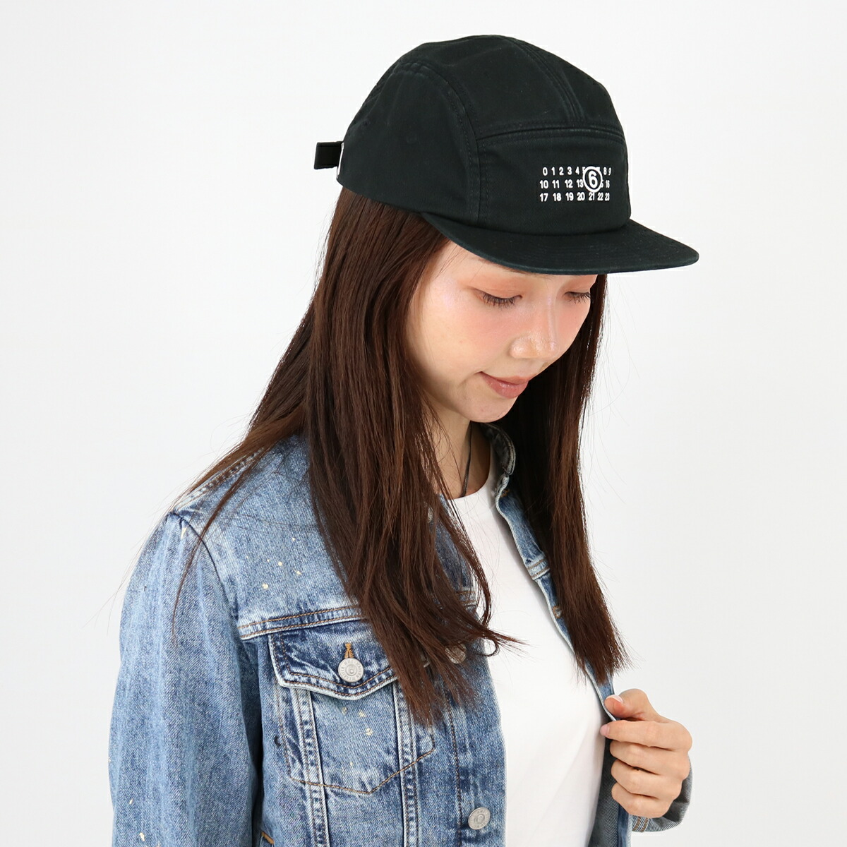 大人もOK♪新品【MM6 Maison Margiela Kids】ロゴキャップ 大人もOK！MM6 ロゴ キャップ 帽子 ☆国内発送 子供服