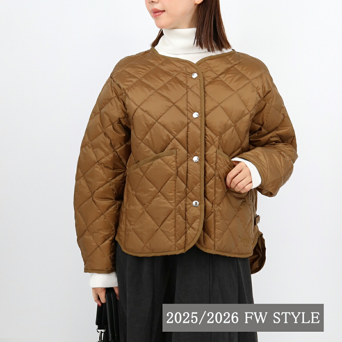 ■TATRAS タトラス ASTER アスター ノーカラーダウンジャケット LJXA0073014668 キルティング ロゴ　レディース ナイロン アウター コート ブランド｜ＲＡＹＭＡＲＴ-レイマート-