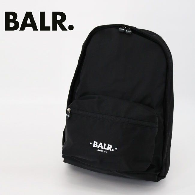 白 フリル付 ボーラーBALR バックパック B6210.1001 Waterproof Nylon