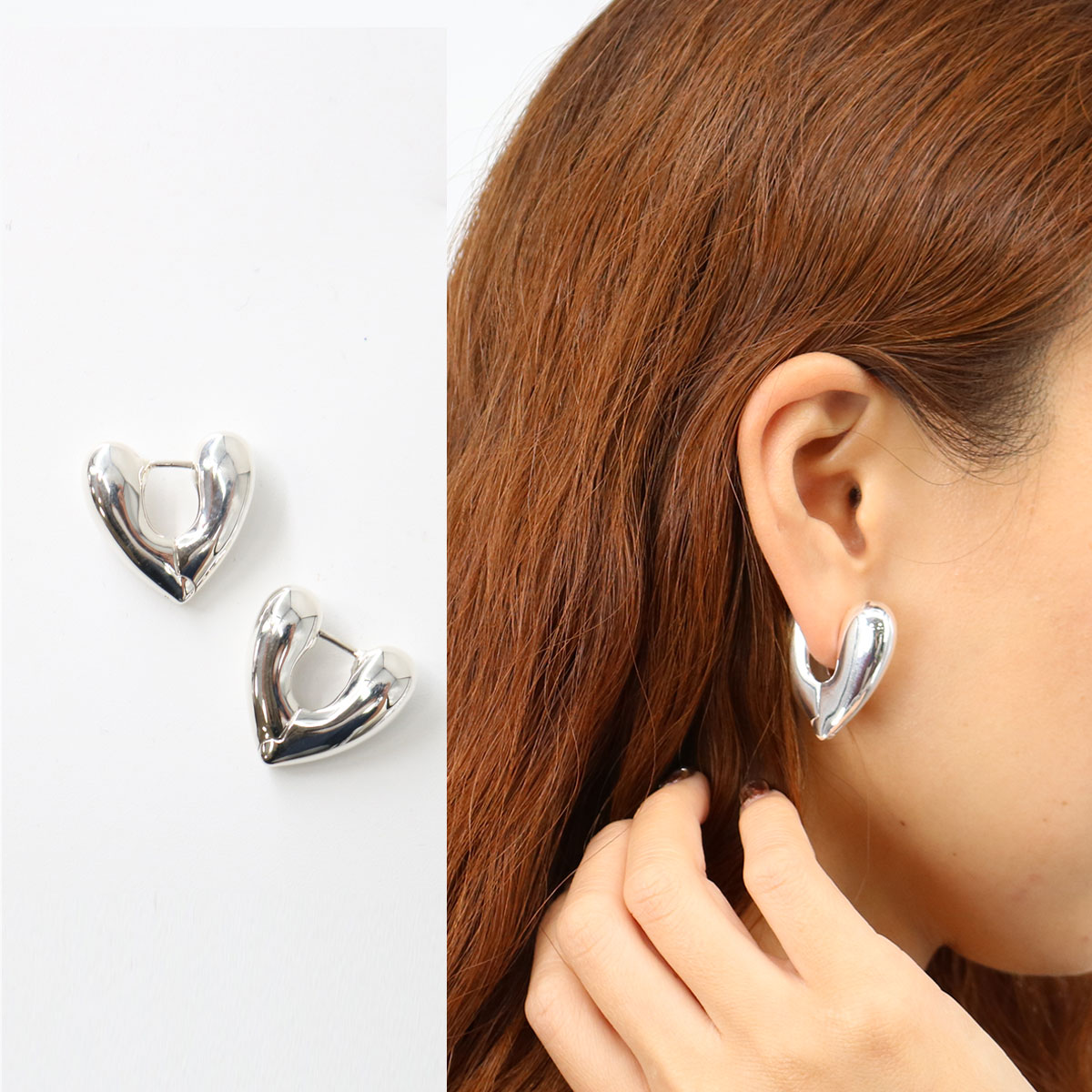 楽天市場】□ANNIKA INEZ アニカイネズ HEART HOOPS E926LRG