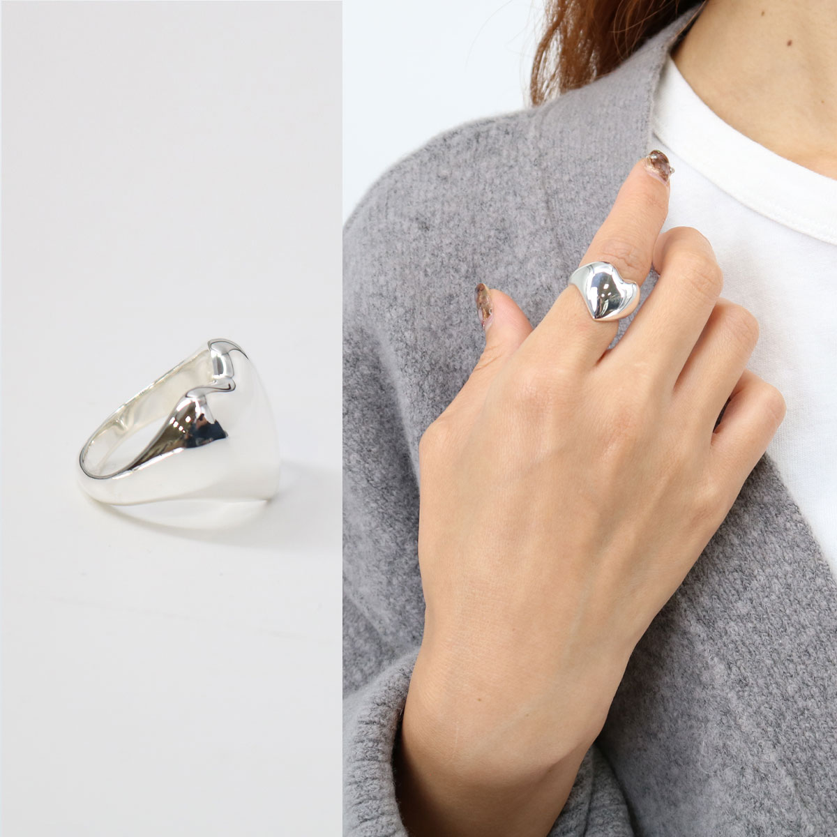 楽天市場】□ANNIKA INEZ アニカイネズ Heart Ring ハート