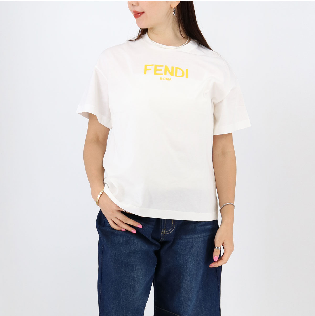 Fendi ロゴ 半袖Tシャツ 楽天市場】FENDI フェンディ Logo T-SHIRT ロゴT Tシャツ 半袖
