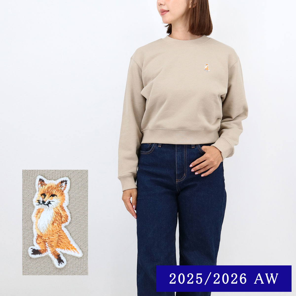 楽天市場】Maison Kitsune メゾンキツネ Big Fox Embroidery