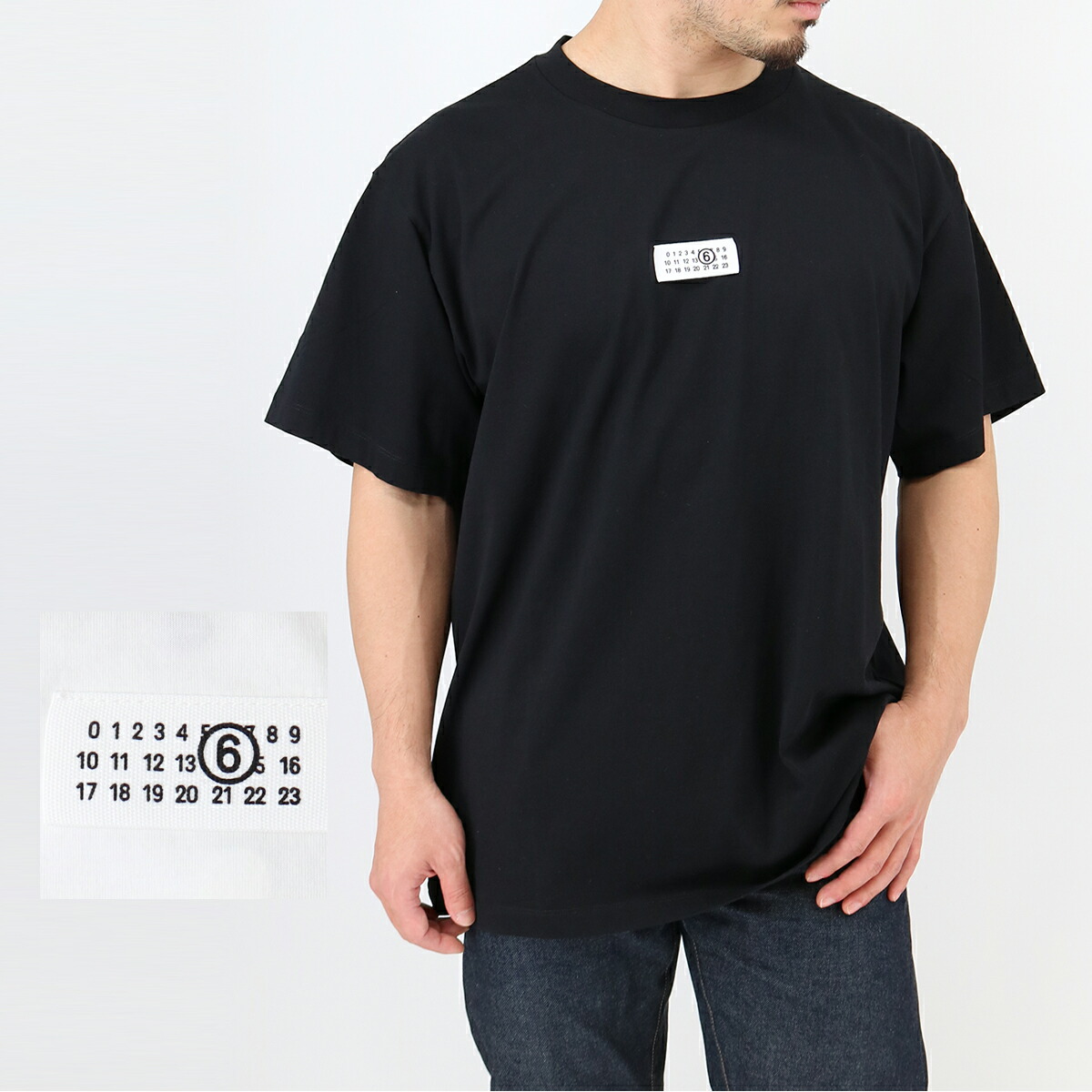 【エムエムシックス】ナンバリング 半袖Tシャツ 綿 ブラック 楽天市場】Maison Margiela メゾンマルジェラ Tシャツ MM6